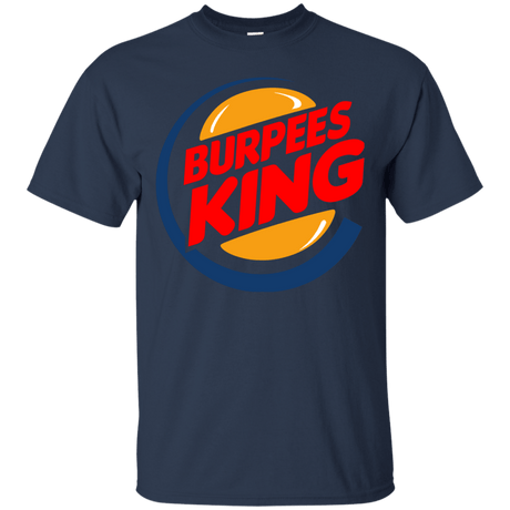 T-Shirts Navy / Small Burpees King T-Shirt
