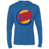 T-Shirts Vintage Royal / X-Small Burpees King Triblend Long Sleeve Hoodie Tee
