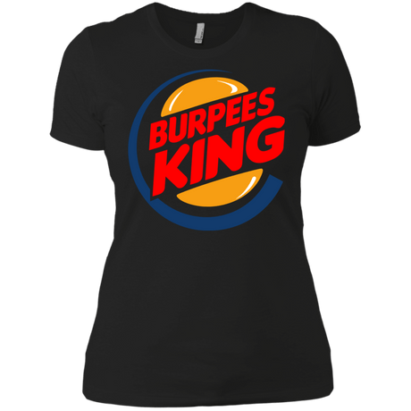 T-Shirts Black / X-Small Burpees King Women's Premium T-Shirt