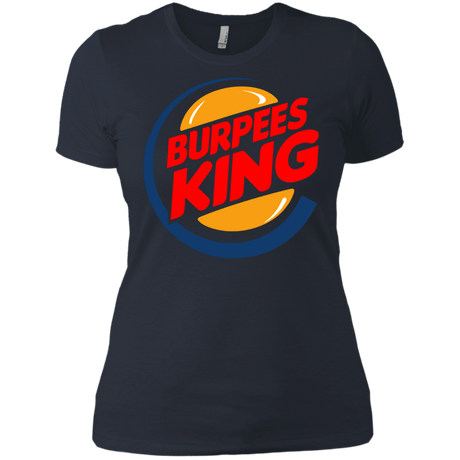 T-Shirts Indigo / X-Small Burpees King Women's Premium T-Shirt