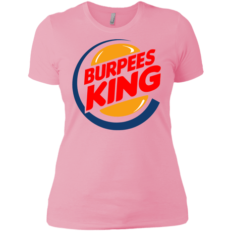 T-Shirts Light Pink / X-Small Burpees King Women's Premium T-Shirt