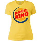 T-Shirts Vibrant Yellow / X-Small Burpees King Women's Premium T-Shirt