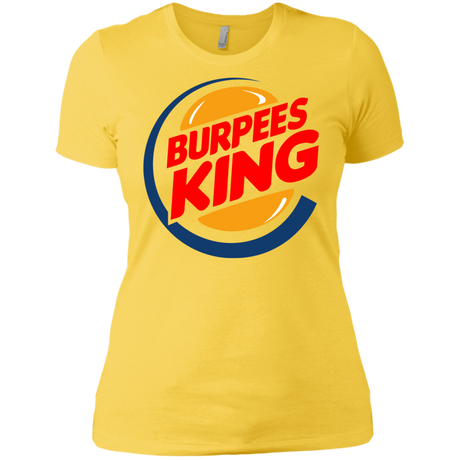 T-Shirts Vibrant Yellow / X-Small Burpees King Women's Premium T-Shirt