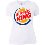 T-Shirts White / X-Small Burpees King Women's Premium T-Shirt