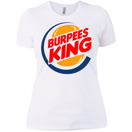 T-Shirts White / X-Small Burpees King Women's Premium T-Shirt