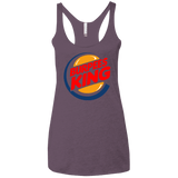 T-Shirts Vintage Purple / X-Small Burpees King Women's Triblend Racerback Tank