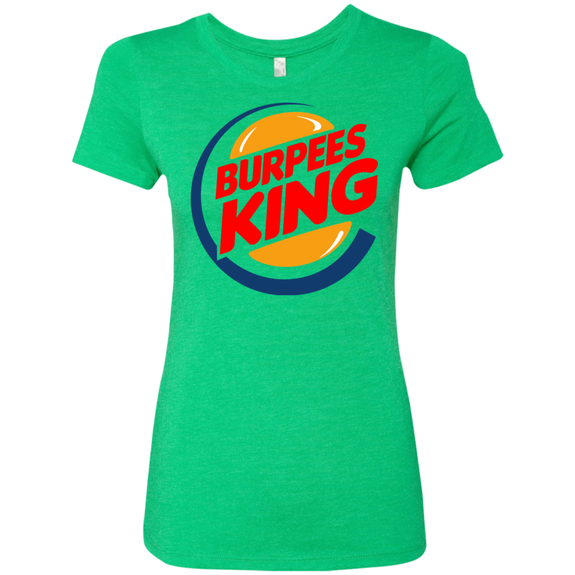 T-Shirts Envy / Small Burpees King Women's Triblend T-Shirt