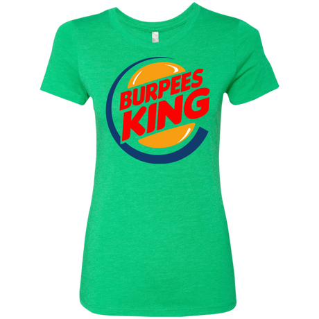 T-Shirts Envy / Small Burpees King Women's Triblend T-Shirt