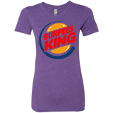 T-Shirts Purple Rush / Small Burpees King Women's Triblend T-Shirt