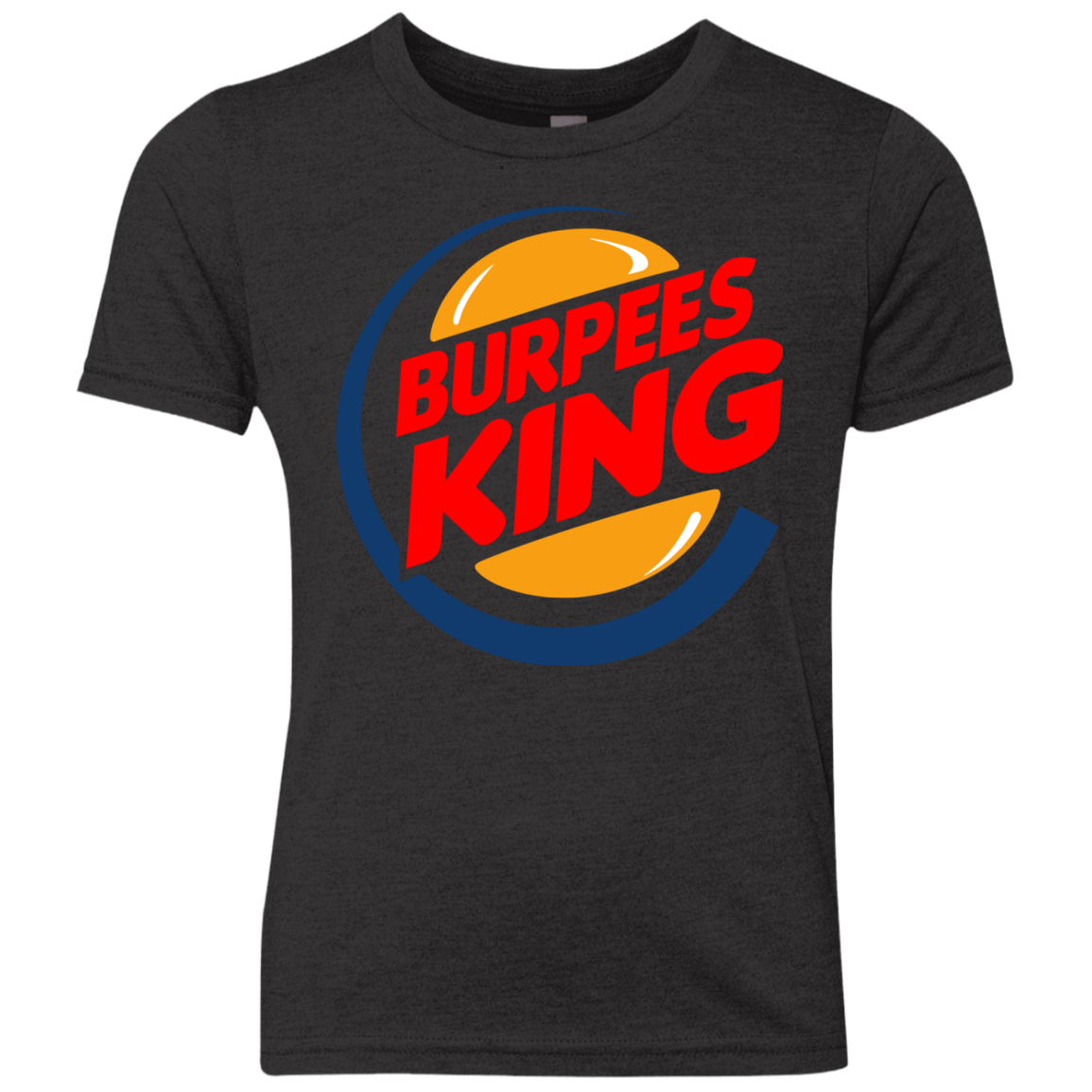 T-Shirts Vintage Black / YXS Burpees King Youth Triblend T-Shirt