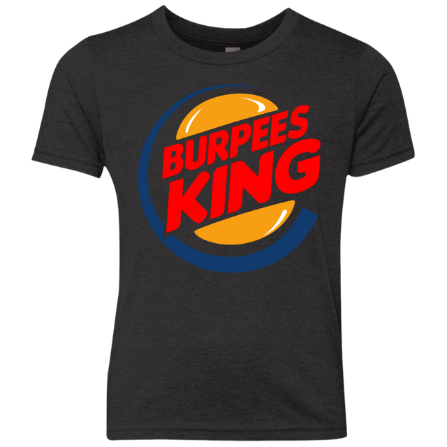 T-Shirts Vintage Black / YXS Burpees King Youth Triblend T-Shirt