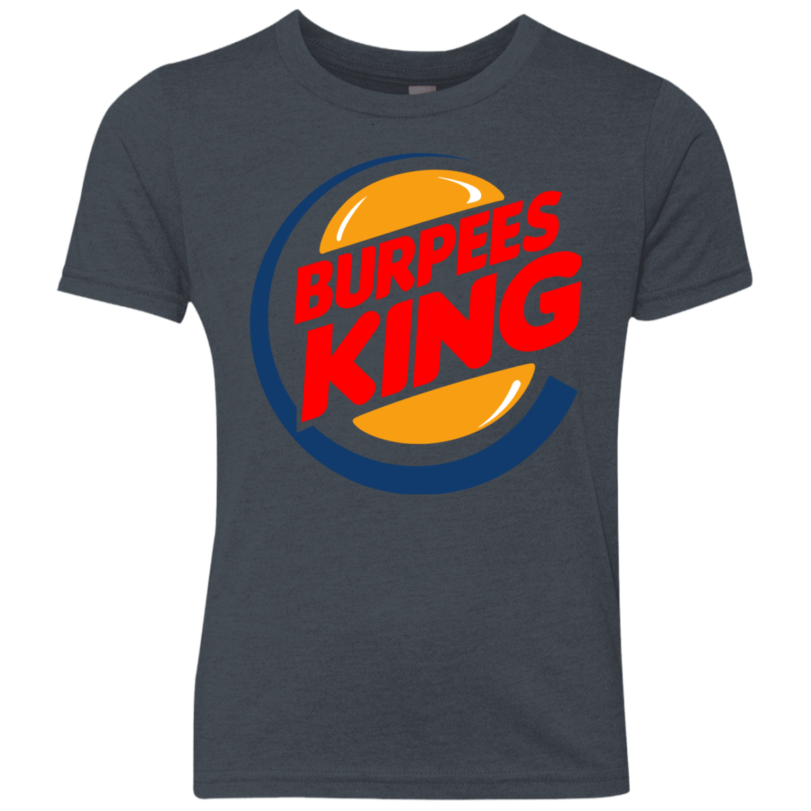 T-Shirts Vintage Navy / YXS Burpees King Youth Triblend T-Shirt
