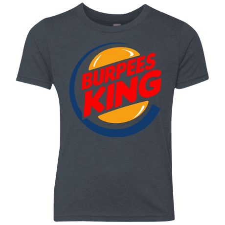 T-Shirts Vintage Navy / YXS Burpees King Youth Triblend T-Shirt