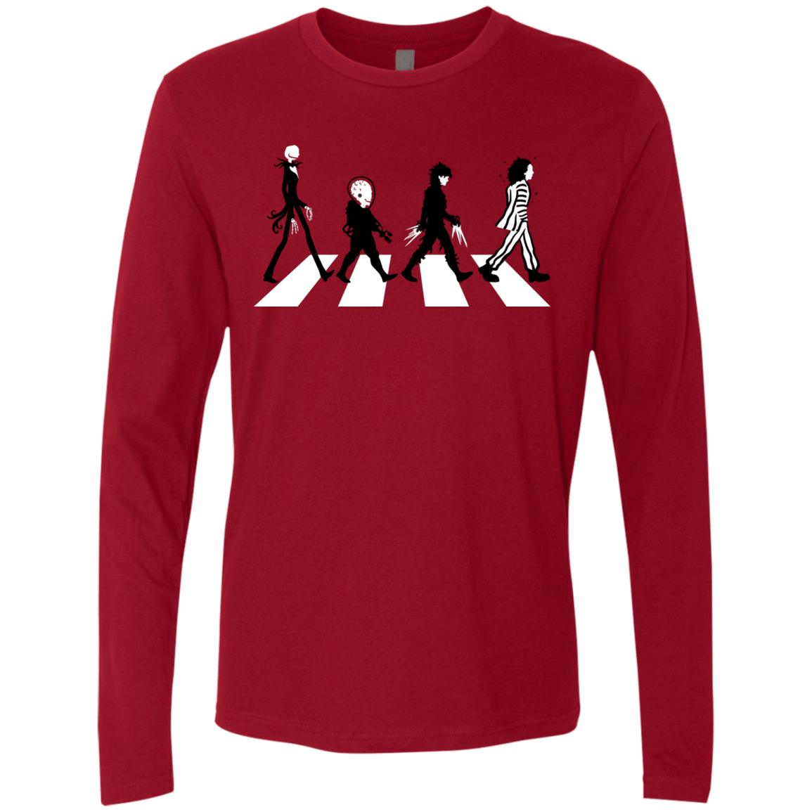 T-Shirts Cardinal / Small Burton Road Men's Premium Long Sleeve