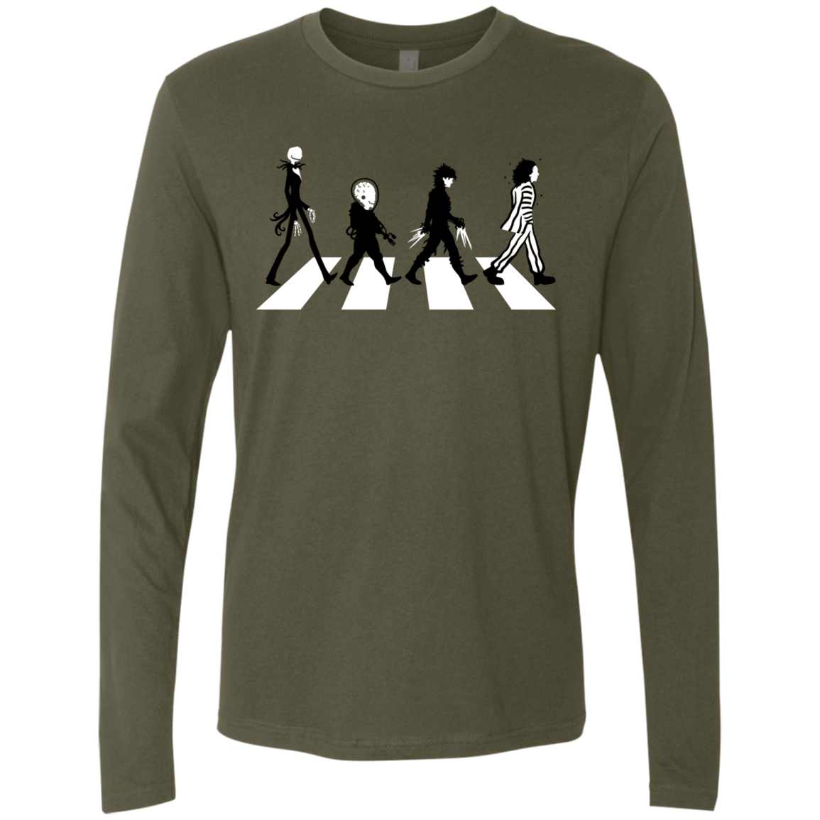 T-Shirts Military Green / Small Burton Road Men's Premium Long Sleeve