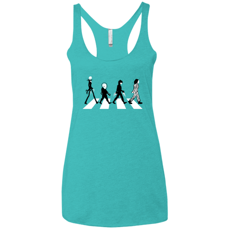 T-Shirts Tahiti Blue / X-Small Burton Road Women's Triblend Racerback Tank