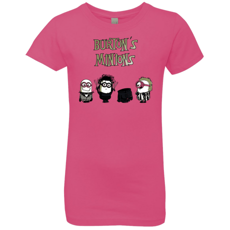T-Shirts Hot Pink / YXS Burton's Minions Girls Premium T-Shirt