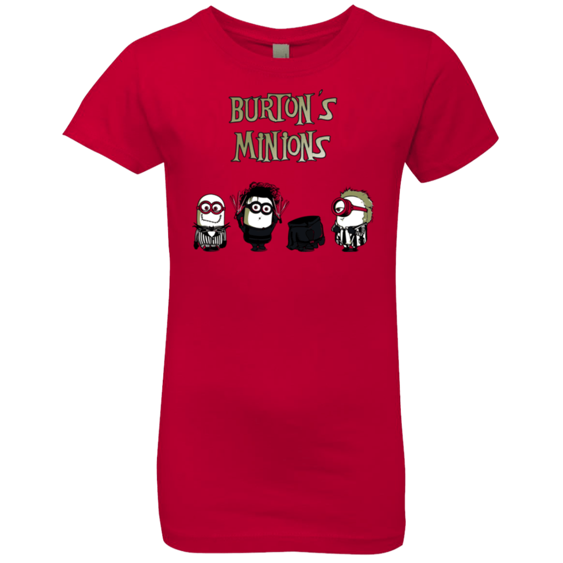 T-Shirts Red / YXS Burton's Minions Girls Premium T-Shirt