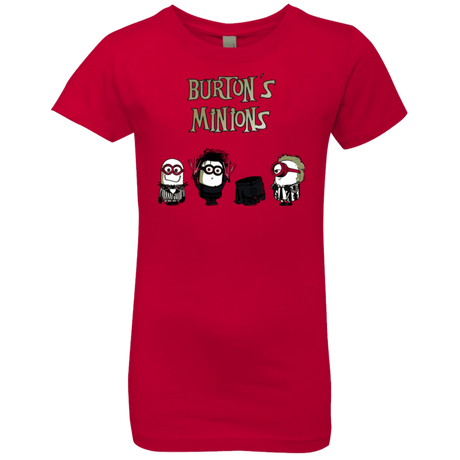 T-Shirts Red / YXS Burton's Minions Girls Premium T-Shirt