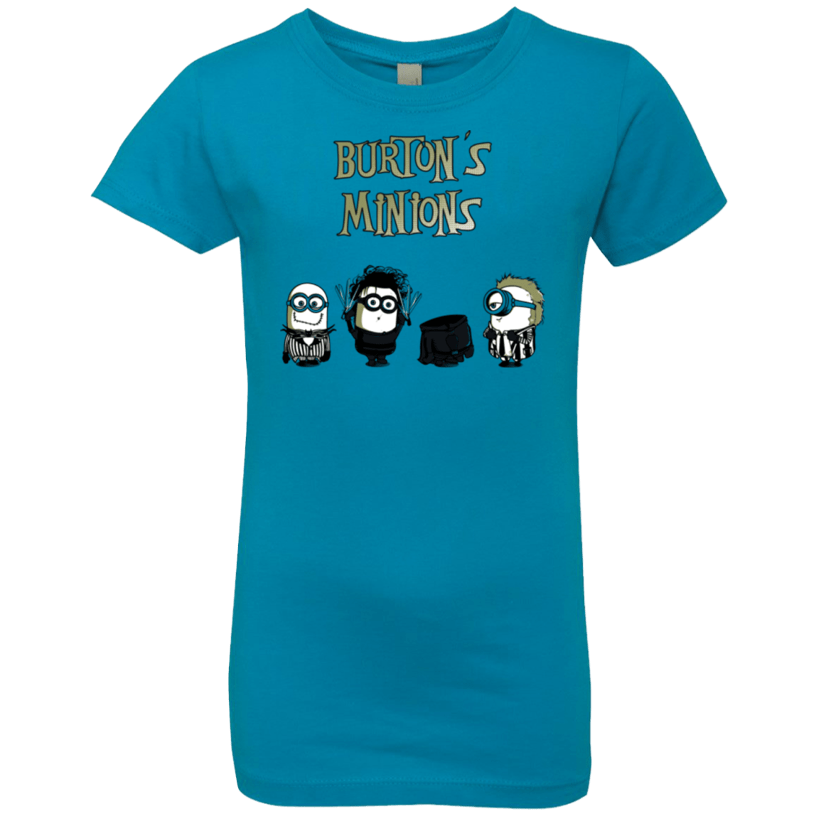 T-Shirts Turquoise / YXS Burton's Minions Girls Premium T-Shirt