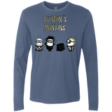 T-Shirts Indigo / Small Burton's Minions Men's Premium Long Sleeve