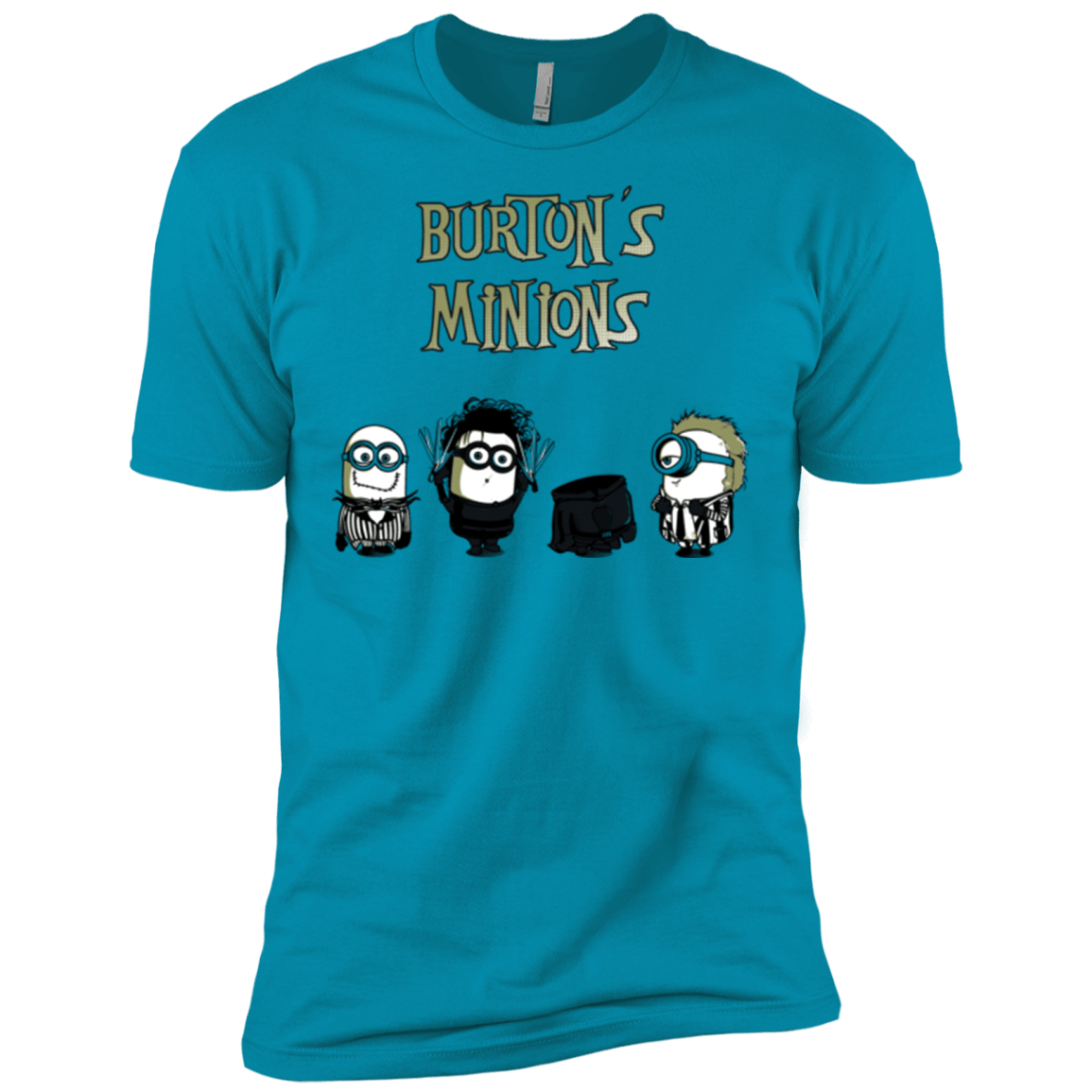 T-Shirts Turquoise / X-Small Burton's Minions Men's Premium T-Shirt