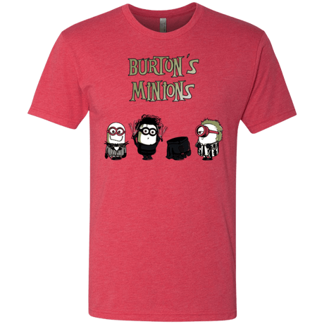 T-Shirts Vintage Red / Small Burton's Minions Men's Triblend T-Shirt