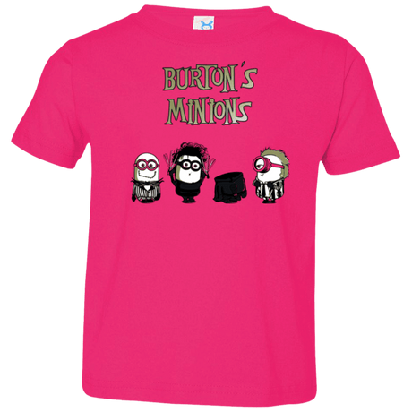 T-Shirts Hot Pink / 2T Burton's Minions Toddler Premium T-Shirt