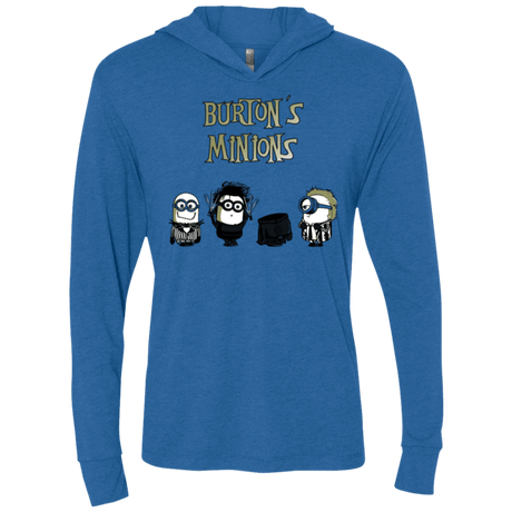 T-Shirts Vintage Royal / X-Small Burton's Minions Triblend Long Sleeve Hoodie Tee