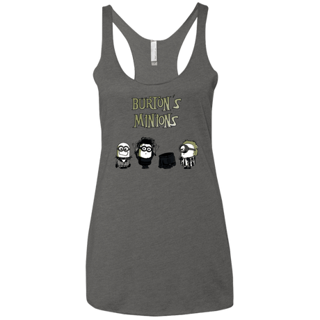 T-Shirts Premium Heather / X-Small Burton's Minions Women's Triblend Racerback Tank