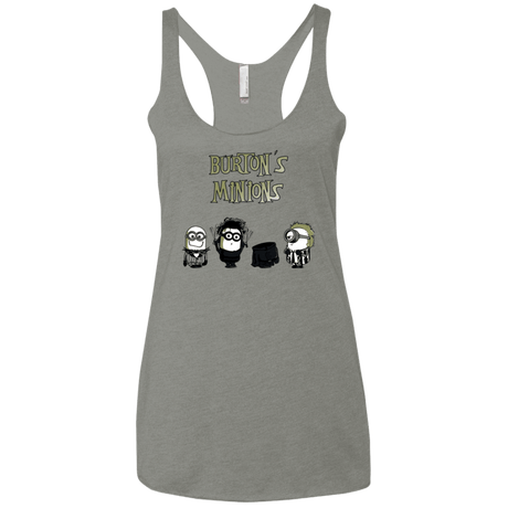 T-Shirts Venetian Grey / X-Small Burton's Minions Women's Triblend Racerback Tank