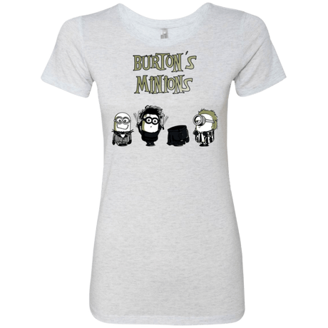 T-Shirts Heather White / Small Burton's Minions Women's Triblend T-Shirt