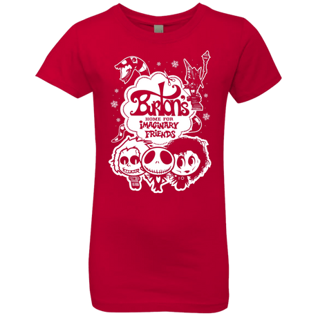 T-Shirts Red / YXS Burtons Imaginary Friends Girls Premium T-Shirt