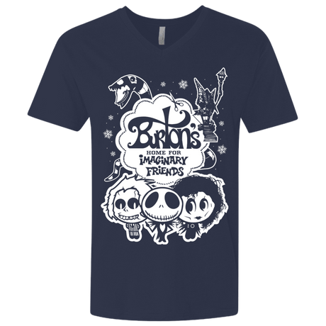 T-Shirts Midnight Navy / X-Small Burtons Imaginary Friends Men's Premium V-Neck
