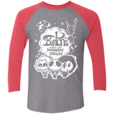T-Shirts Premium Heather/ Vintage Red / X-Small Burtons Imaginary Friends Men's Triblend 3/4 Sleeve