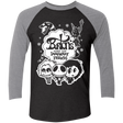 T-Shirts Vintage Black/Premium Heather / X-Small Burtons Imaginary Friends Men's Triblend 3/4 Sleeve