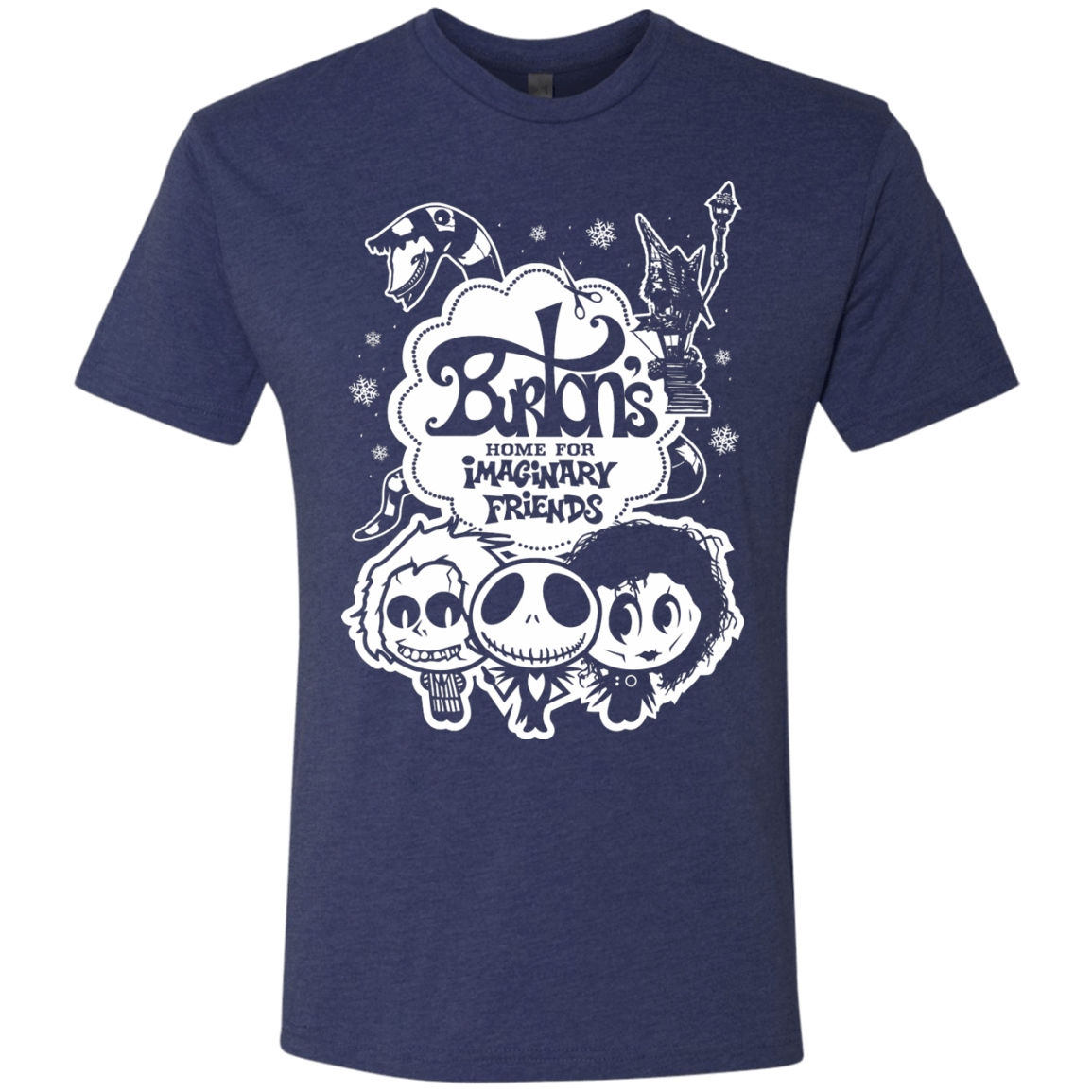 T-Shirts Vintage Navy / Small Burtons Imaginary Friends Men's Triblend T-Shirt