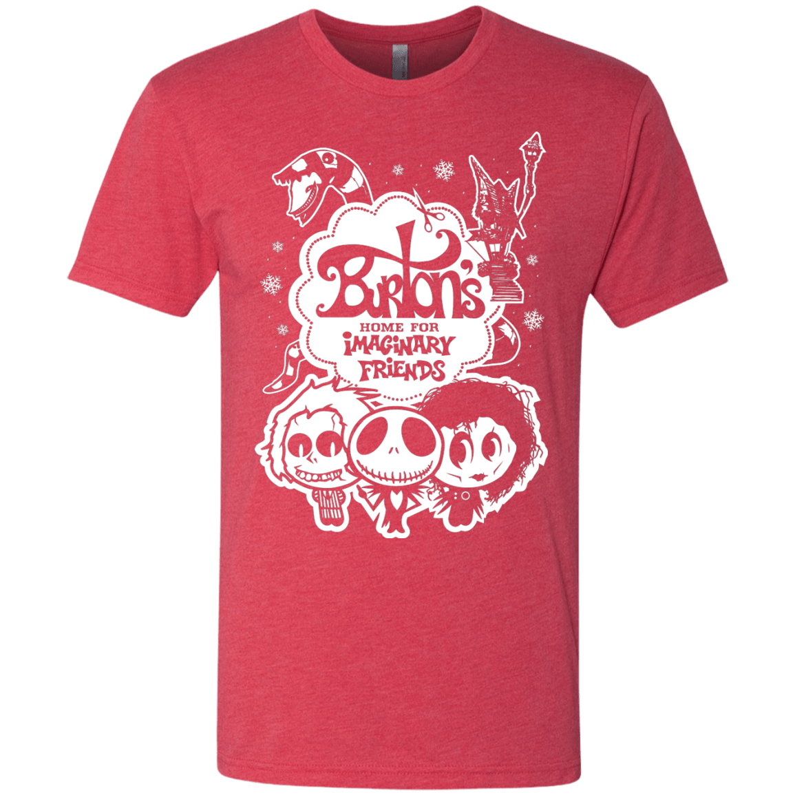 T-Shirts Vintage Red / Small Burtons Imaginary Friends Men's Triblend T-Shirt