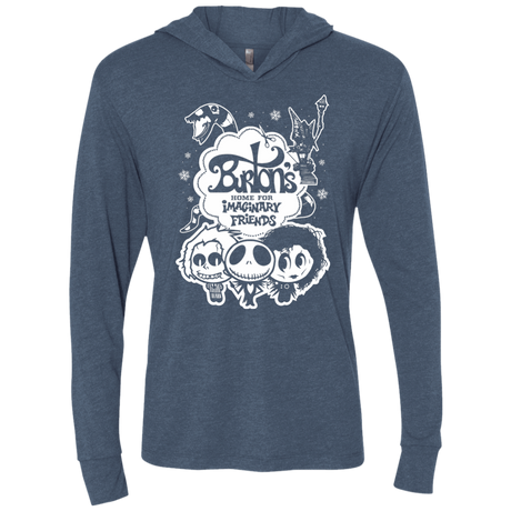 T-Shirts Indigo / X-Small Burtons Imaginary Friends Triblend Long Sleeve Hoodie Tee
