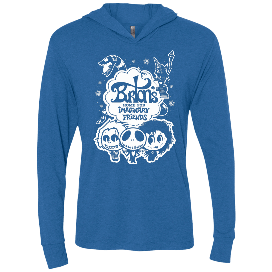 T-Shirts Vintage Royal / X-Small Burtons Imaginary Friends Triblend Long Sleeve Hoodie Tee
