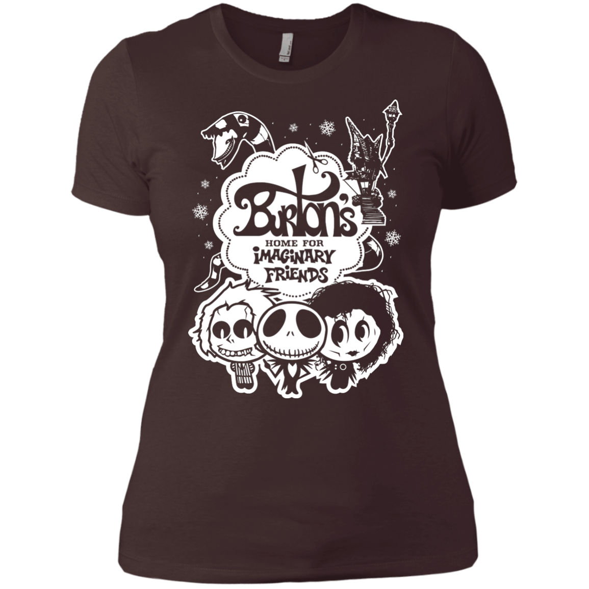 T-Shirts Dark Chocolate / X-Small Burtons Imaginary Friends Women's Premium T-Shirt
