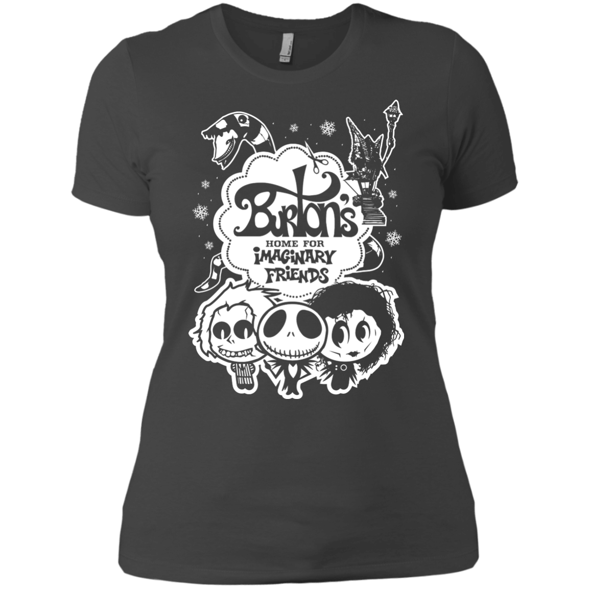 T-Shirts Heavy Metal / X-Small Burtons Imaginary Friends Women's Premium T-Shirt