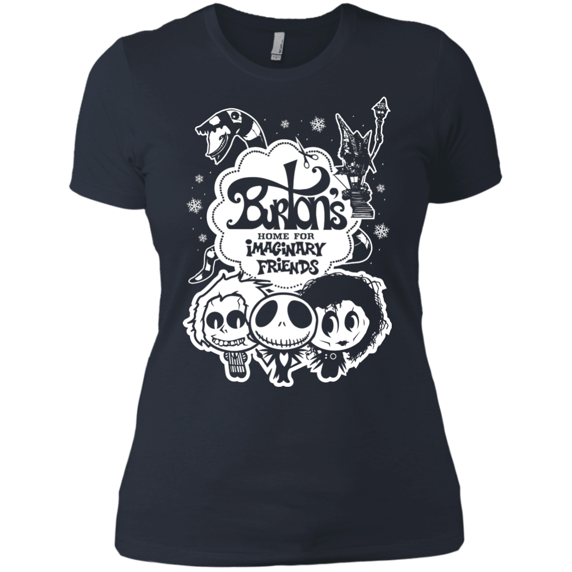 T-Shirts Indigo / X-Small Burtons Imaginary Friends Women's Premium T-Shirt