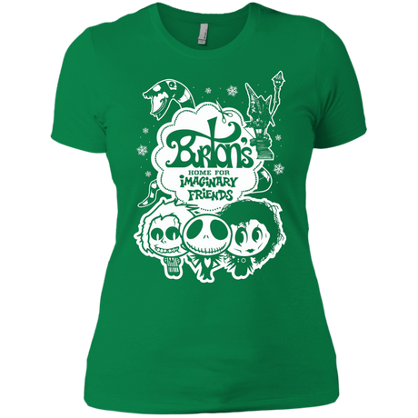T-Shirts Kelly Green / X-Small Burtons Imaginary Friends Women's Premium T-Shirt