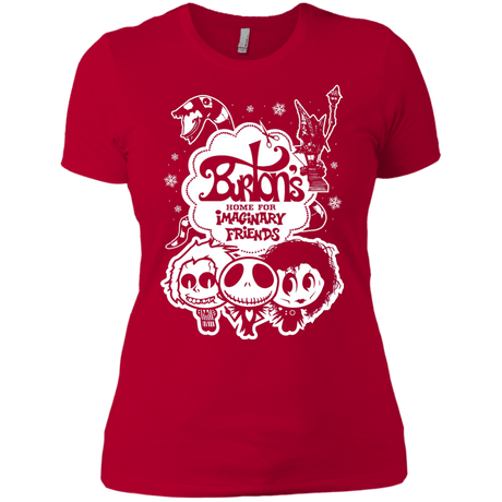 T-Shirts Red / X-Small Burtons Imaginary Friends Women's Premium T-Shirt