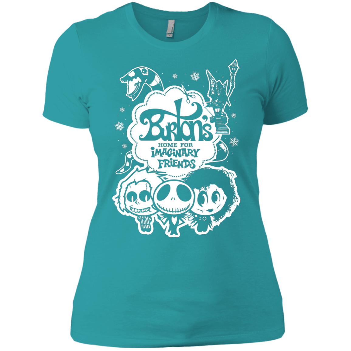 T-Shirts Tahiti Blue / X-Small Burtons Imaginary Friends Women's Premium T-Shirt