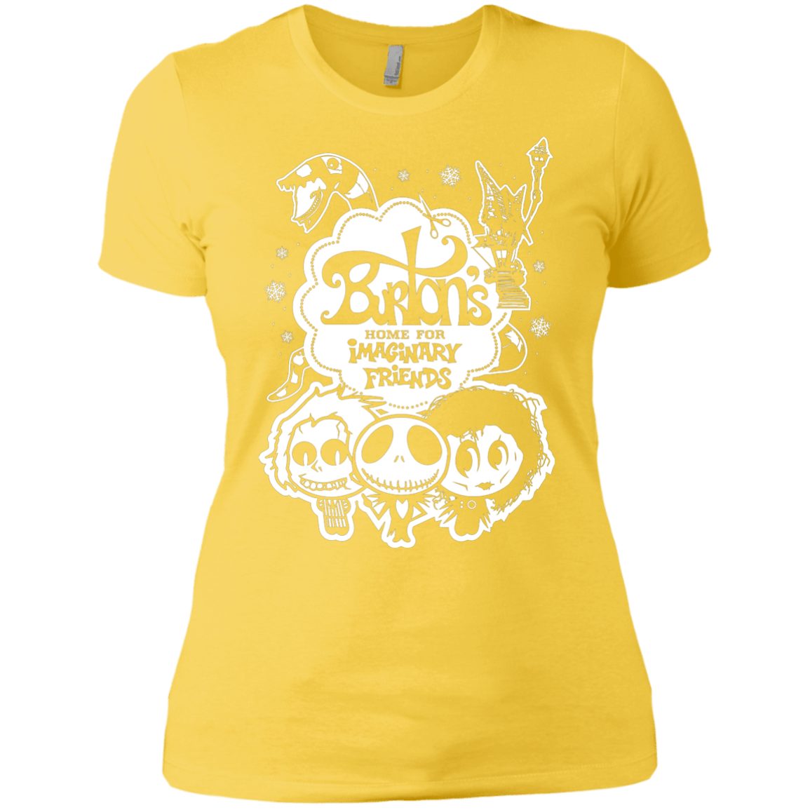 T-Shirts Vibrant Yellow / X-Small Burtons Imaginary Friends Women's Premium T-Shirt