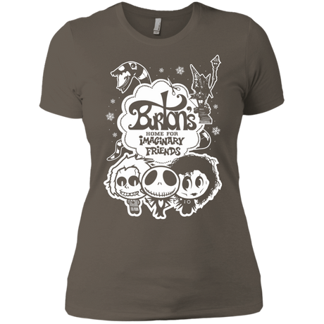 T-Shirts Warm Grey / X-Small Burtons Imaginary Friends Women's Premium T-Shirt