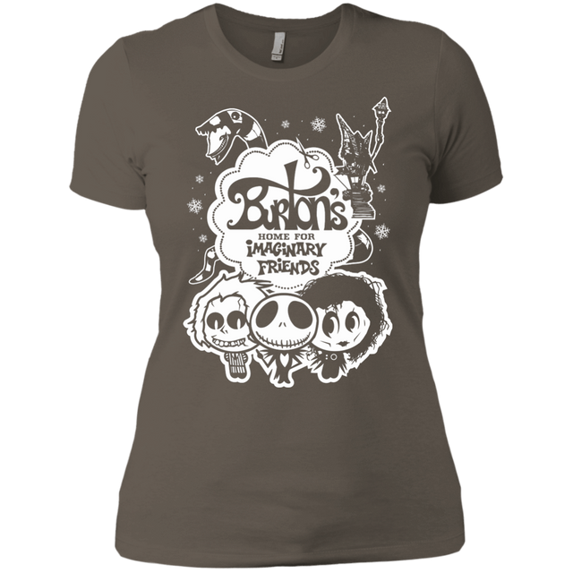 T-Shirts Warm Grey / X-Small Burtons Imaginary Friends Women's Premium T-Shirt