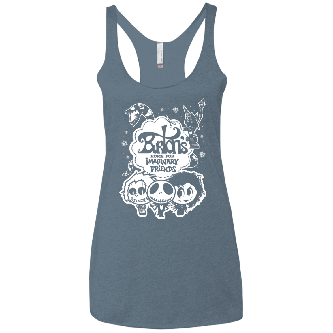 T-Shirts Indigo / X-Small Burtons Imaginary Friends Women's Triblend Racerback Tank